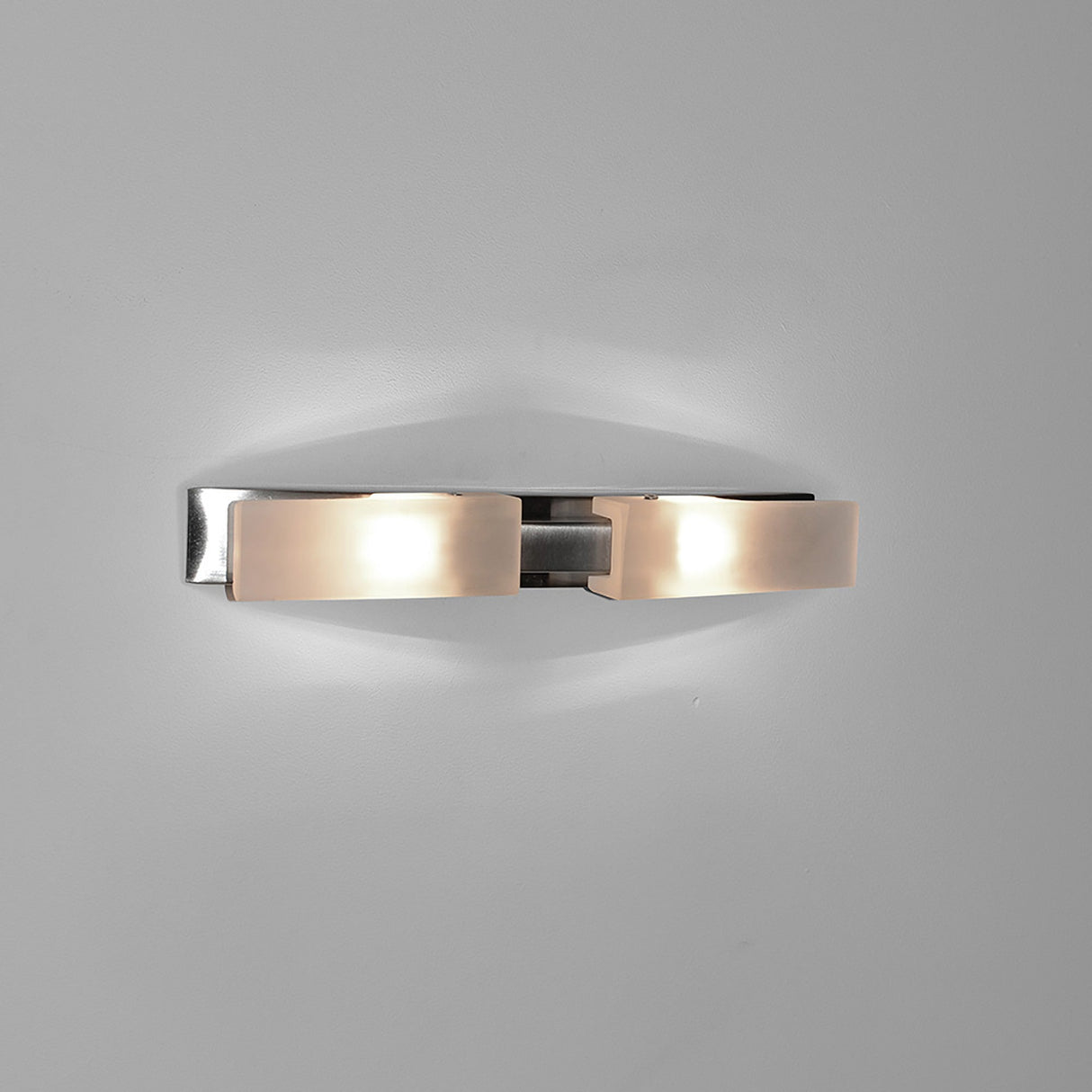 Arco 2 Light Wall Light - Satin Nickel