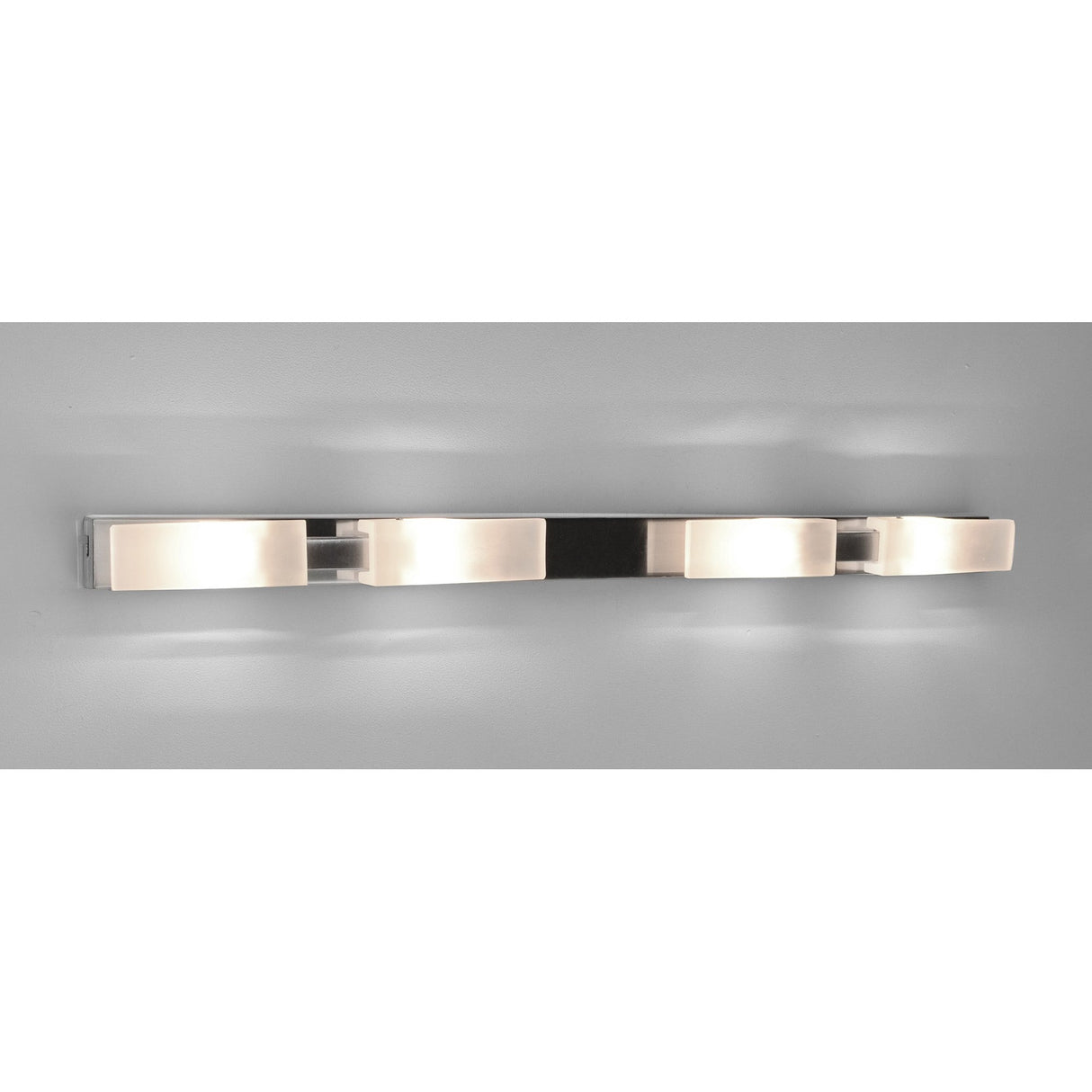 Arco 4 Light Flush Ceiling Light - Satin Nickel