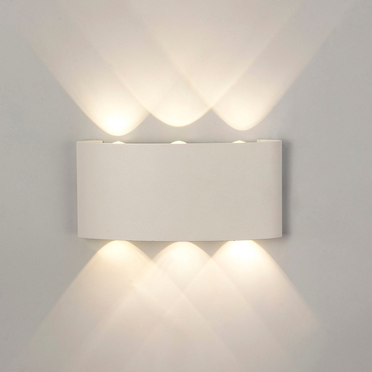 Arcs Outdoor LED Wall Light 6W 3000K - Sand White