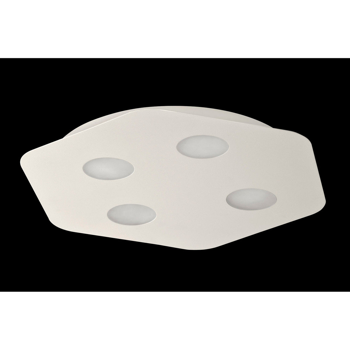 Area 4 Light Flush Ceiling Light - Sand White