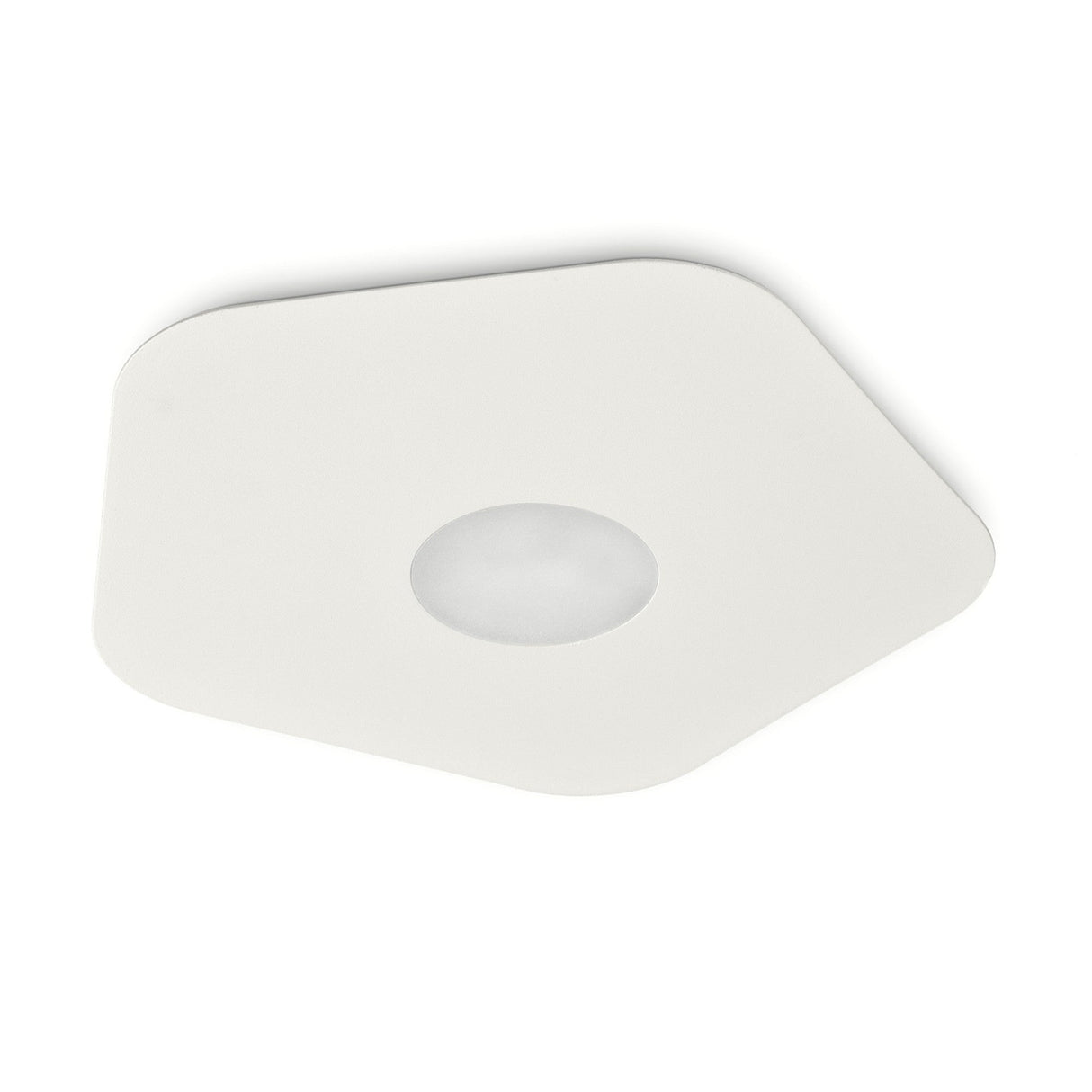 Area 1 Light Flush Ceiling Light - Sand White