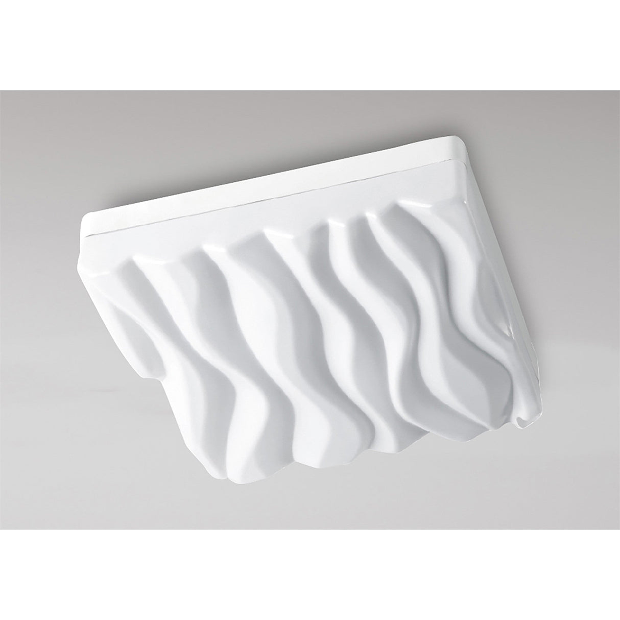 Arena Small Dimmable LED Bathroom Ceiling/Wall Light - White