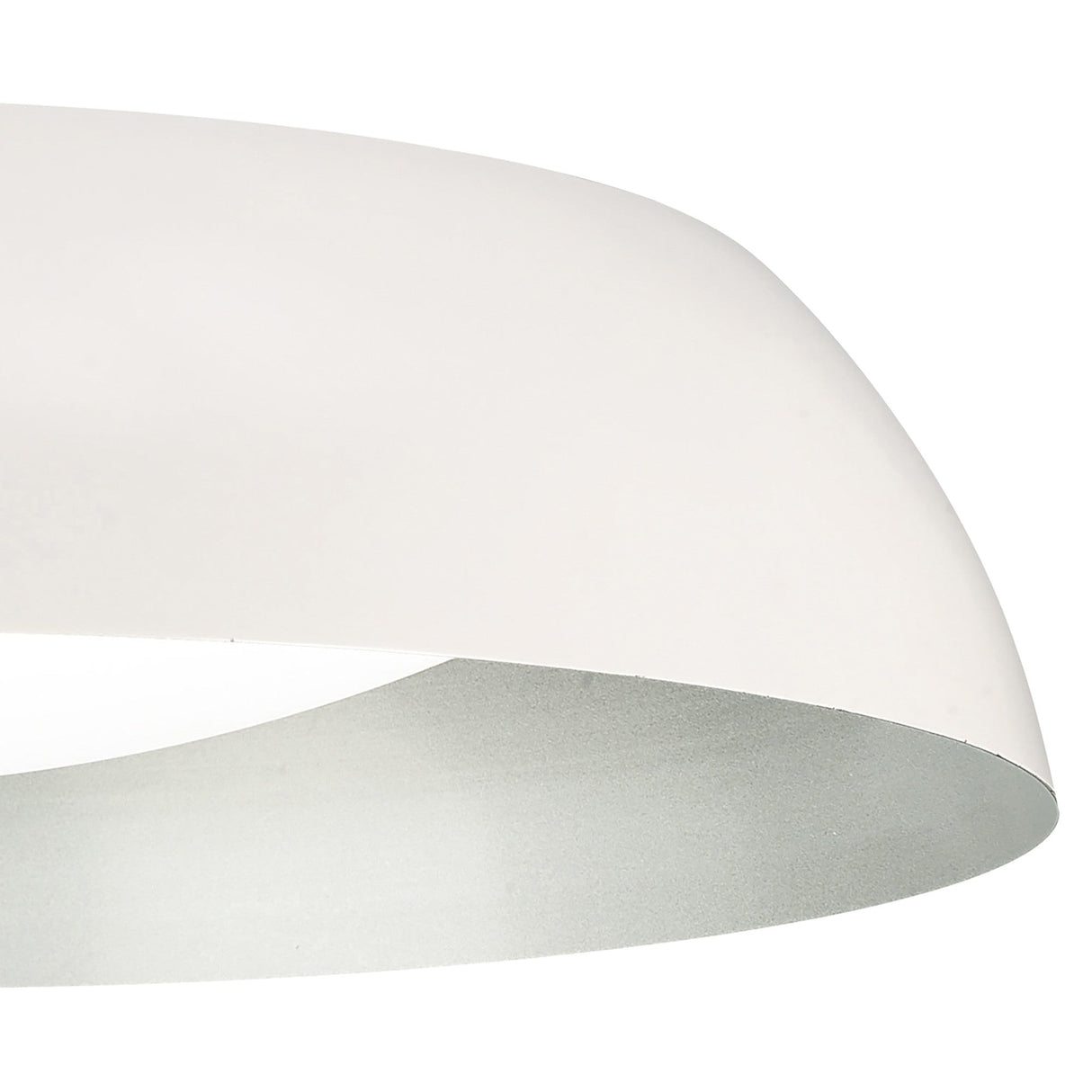 Argenta 5 Light Flush Ceiling Light - Matt White