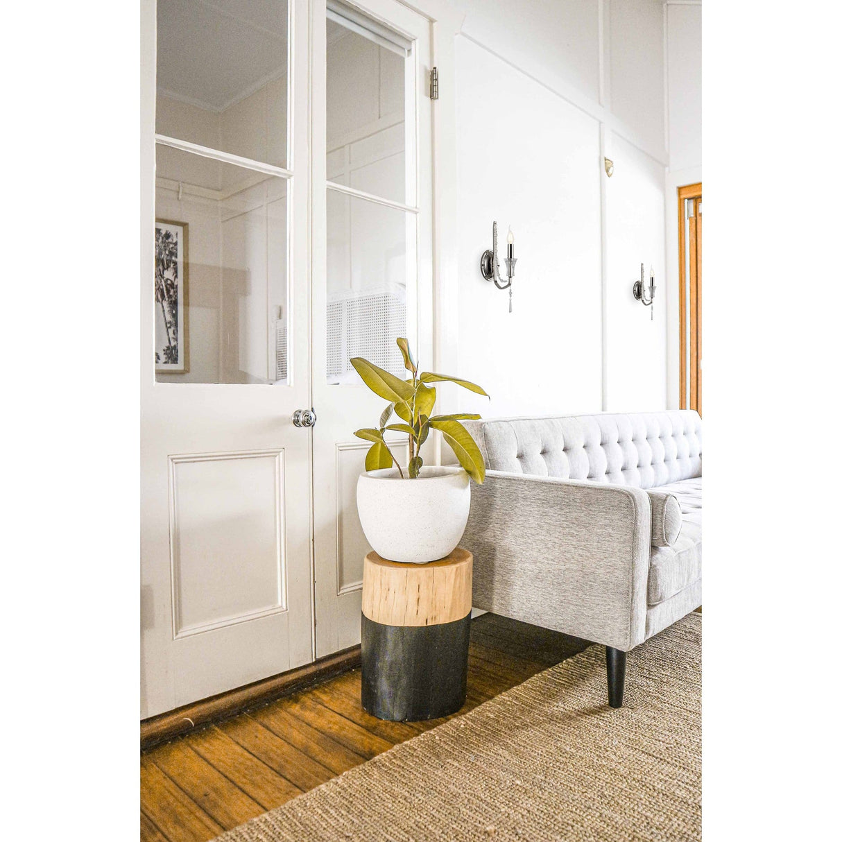 Armand 1 Light Crystal Wall Light - Polished Chrome