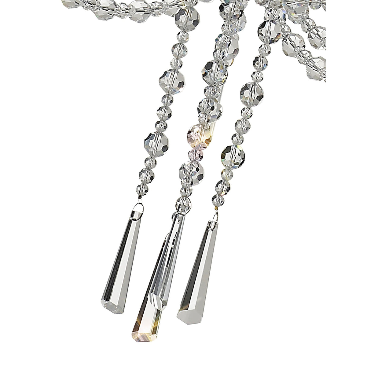 Armand 52cm 3 Light Crystal Chandelier - Polished Chrome