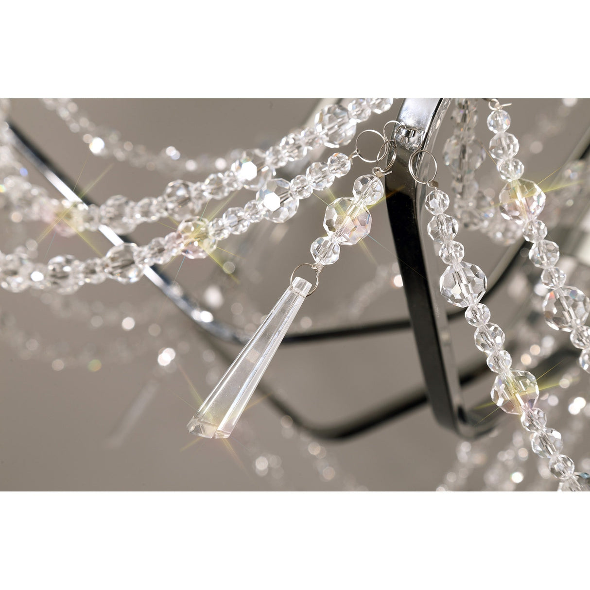 Armand 65cm 6 Light Crystal Chandelier - Polished Chrome