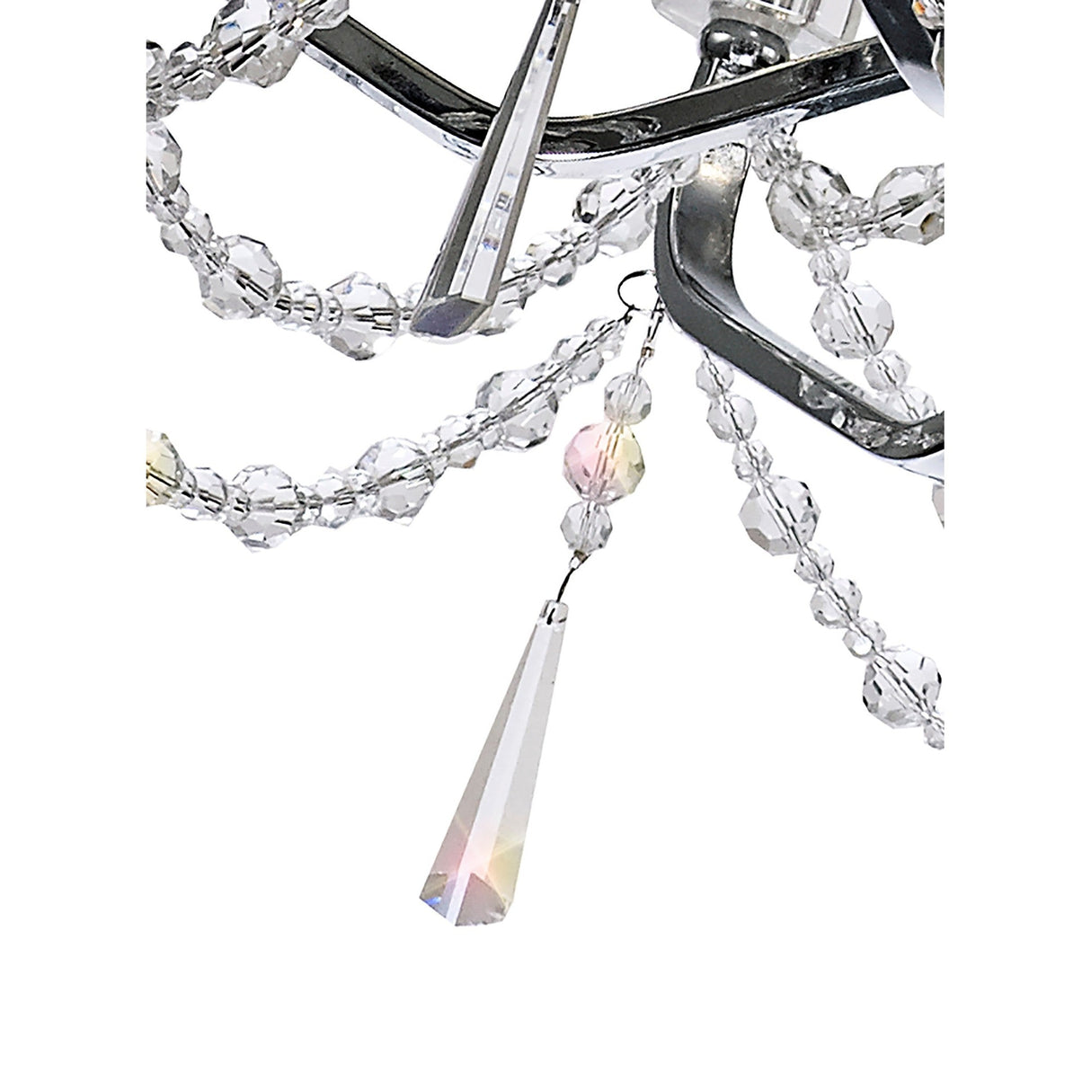 Armand 65cm 6 Light Crystal Chandelier - Polished Chrome