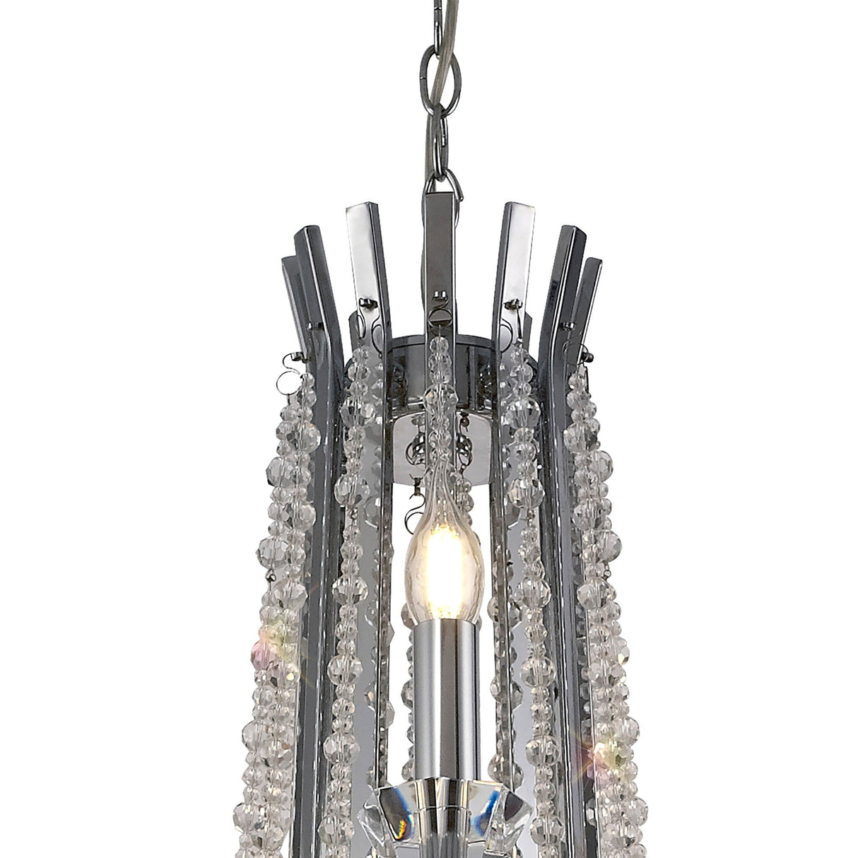 Armand 85cm 12 Light Crystal Chandelier - Polished Chrome