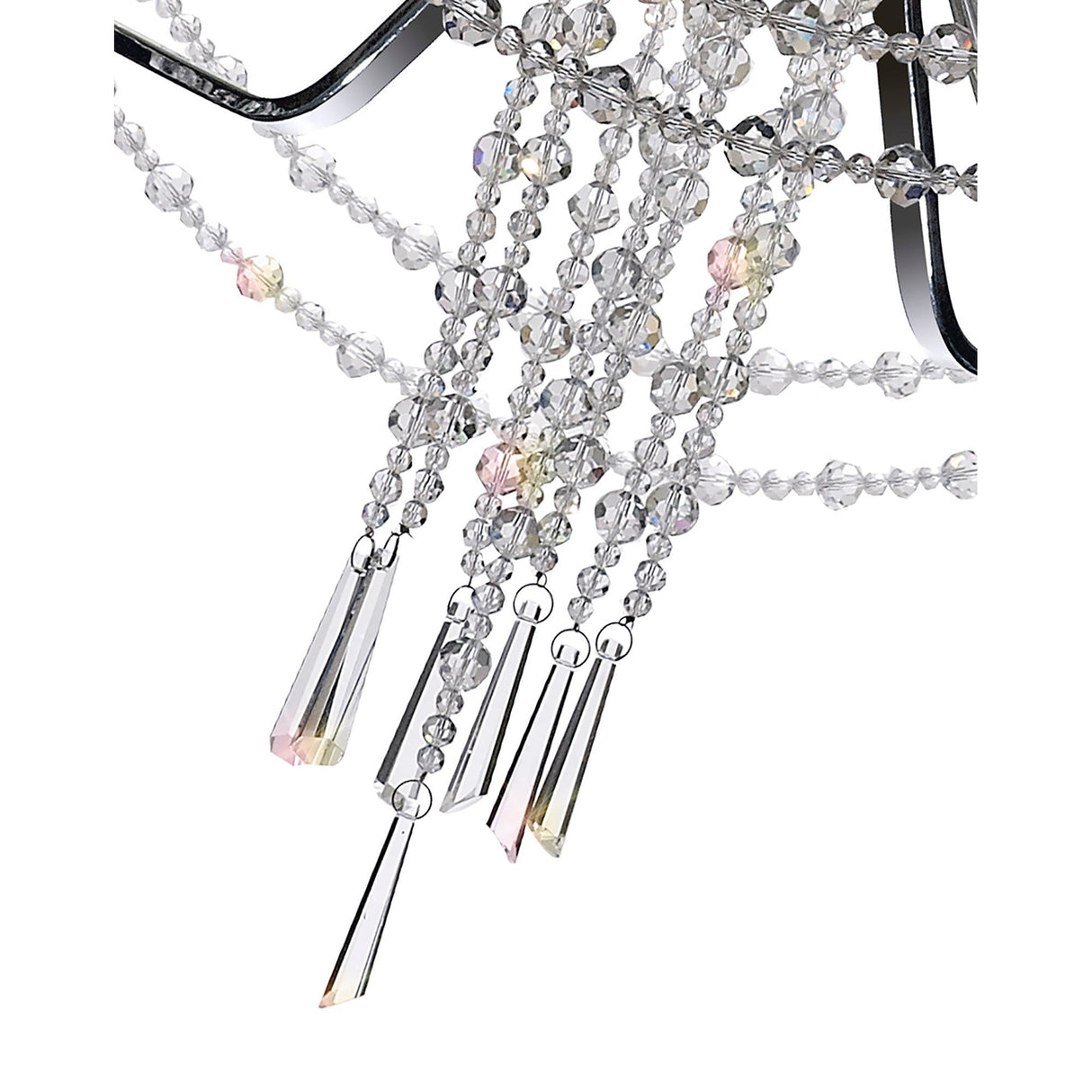 Armand 85cm 12 Light Crystal Chandelier - Polished Chrome