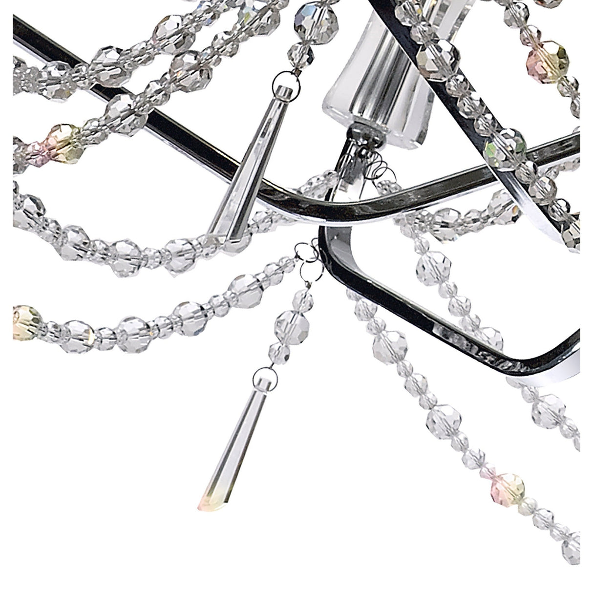 Armand 85cm 12 Light Crystal Chandelier - Polished Chrome