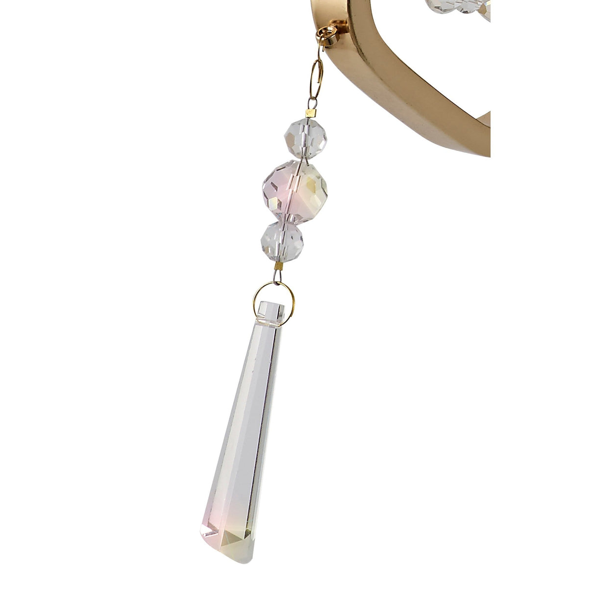 Armand 1 Light Crystal Wall Light - French Gold