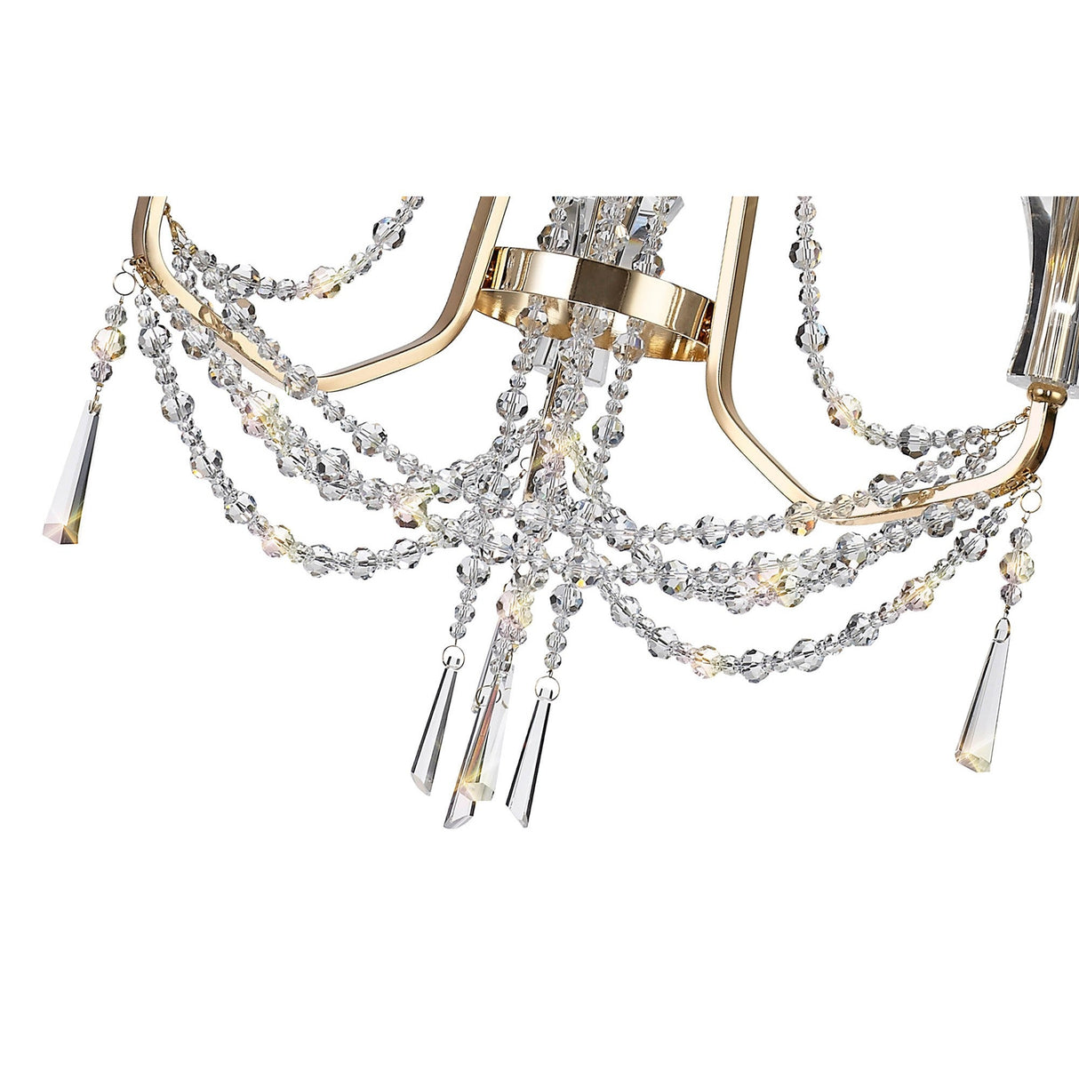 Armand 52cm 3 Light Crystal Chandelier - French Gold