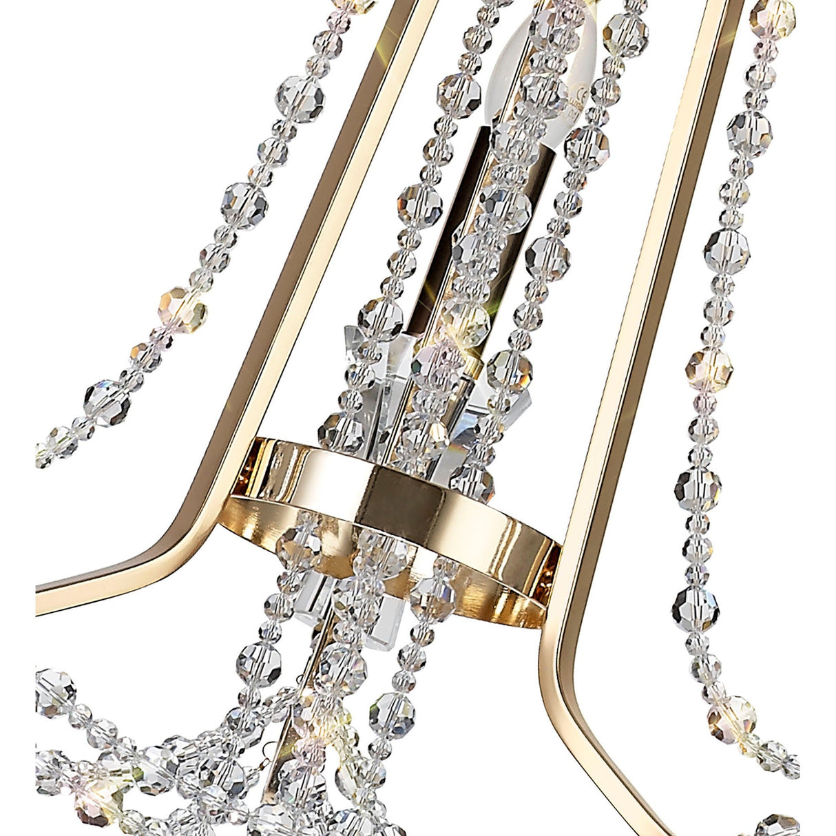 Armand 52cm 3 Light Crystal Chandelier - French Gold