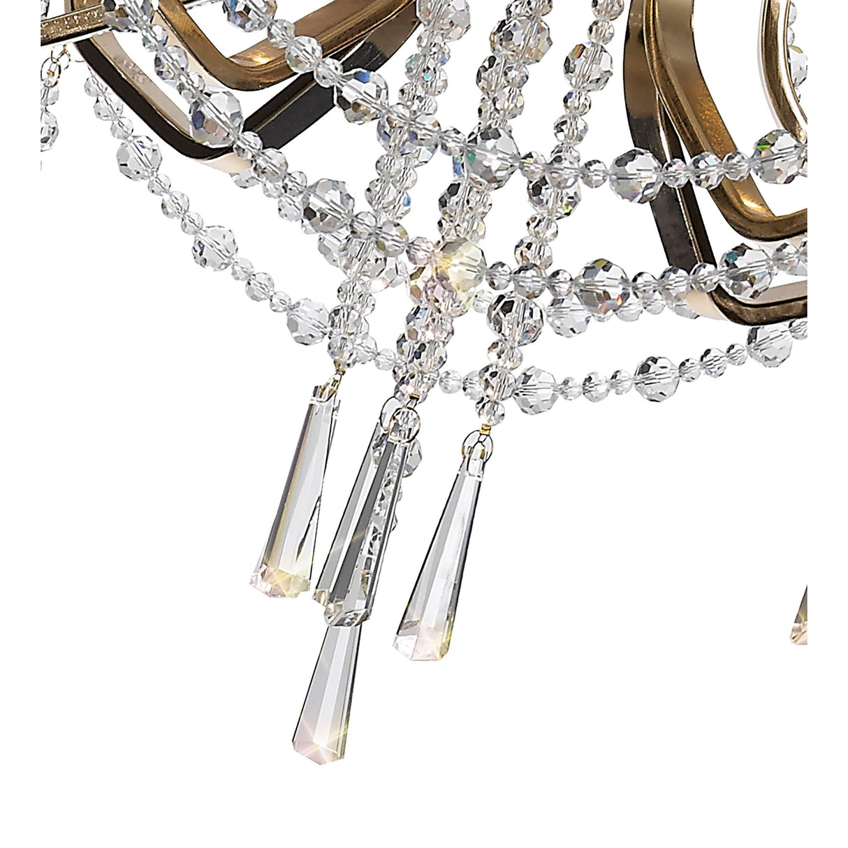 Armand 65cm 6 Light Crystal Chandelier - French Gold