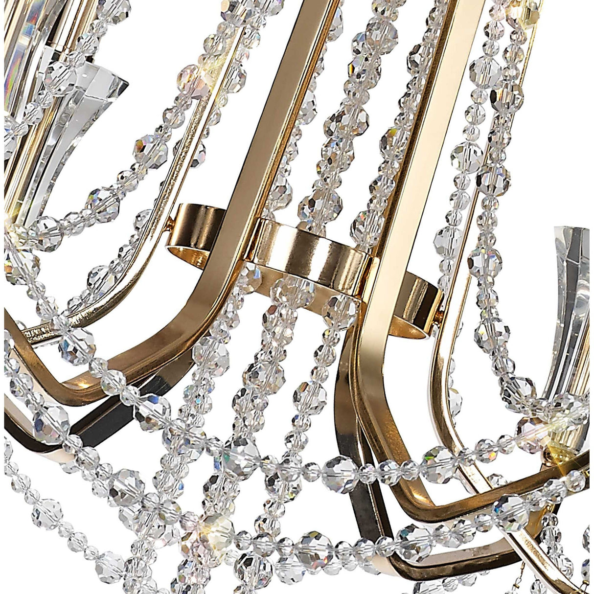 Armand 65cm 6 Light Crystal Chandelier - French Gold