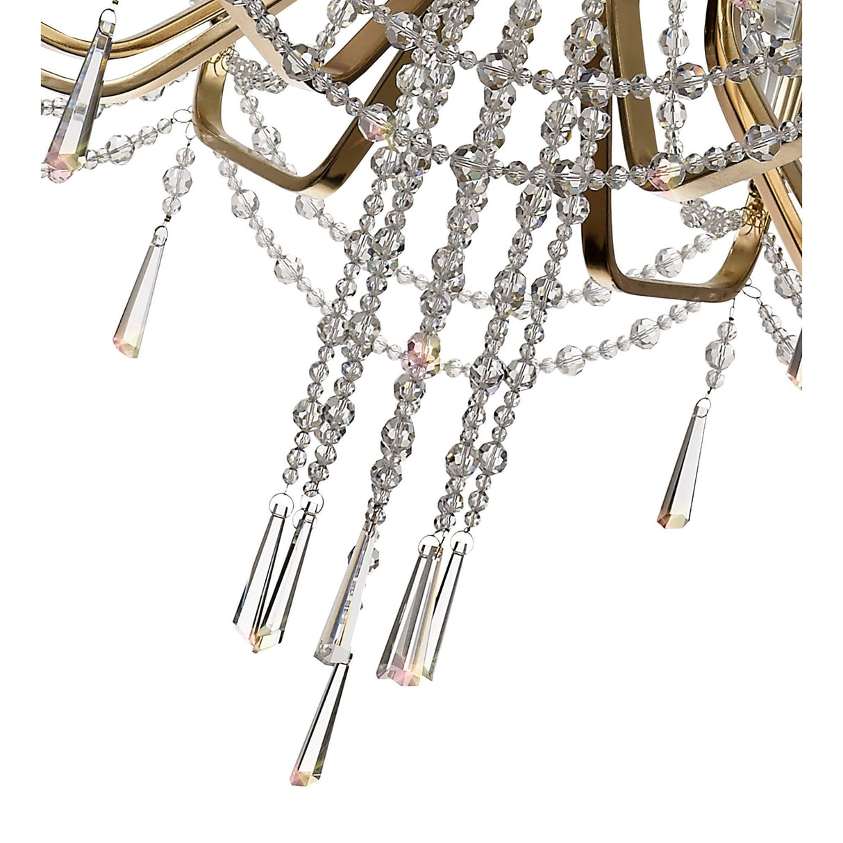 Armand 85cm 8 Light Crystal Chandelier - French Gold