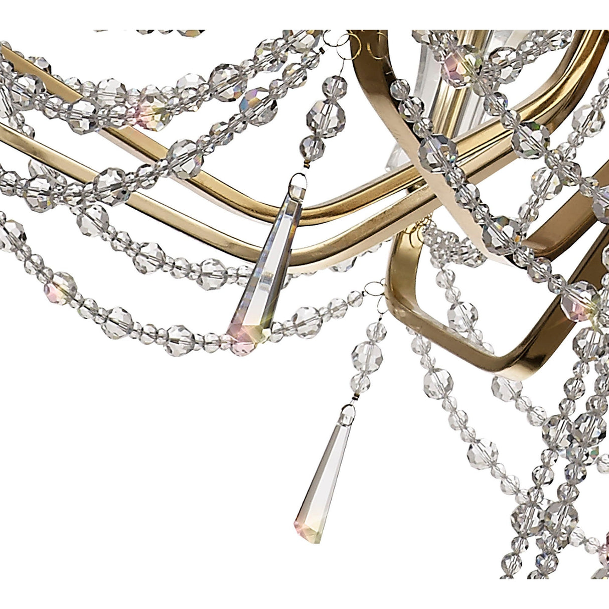 Armand 85cm 8 Light Crystal Chandelier - French Gold