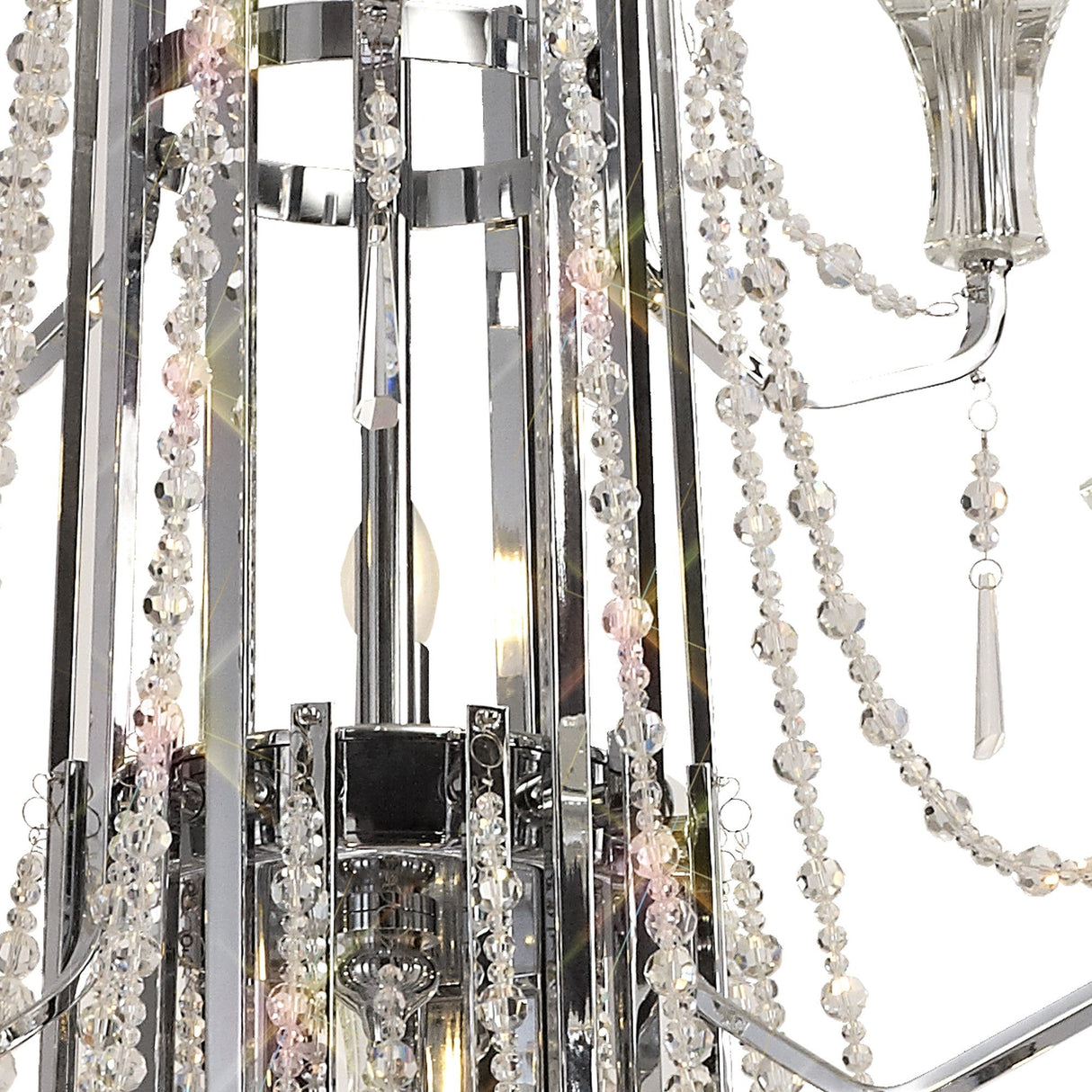 Armand 112cm 24 Light Crystal Chandelier - Polished Chrome