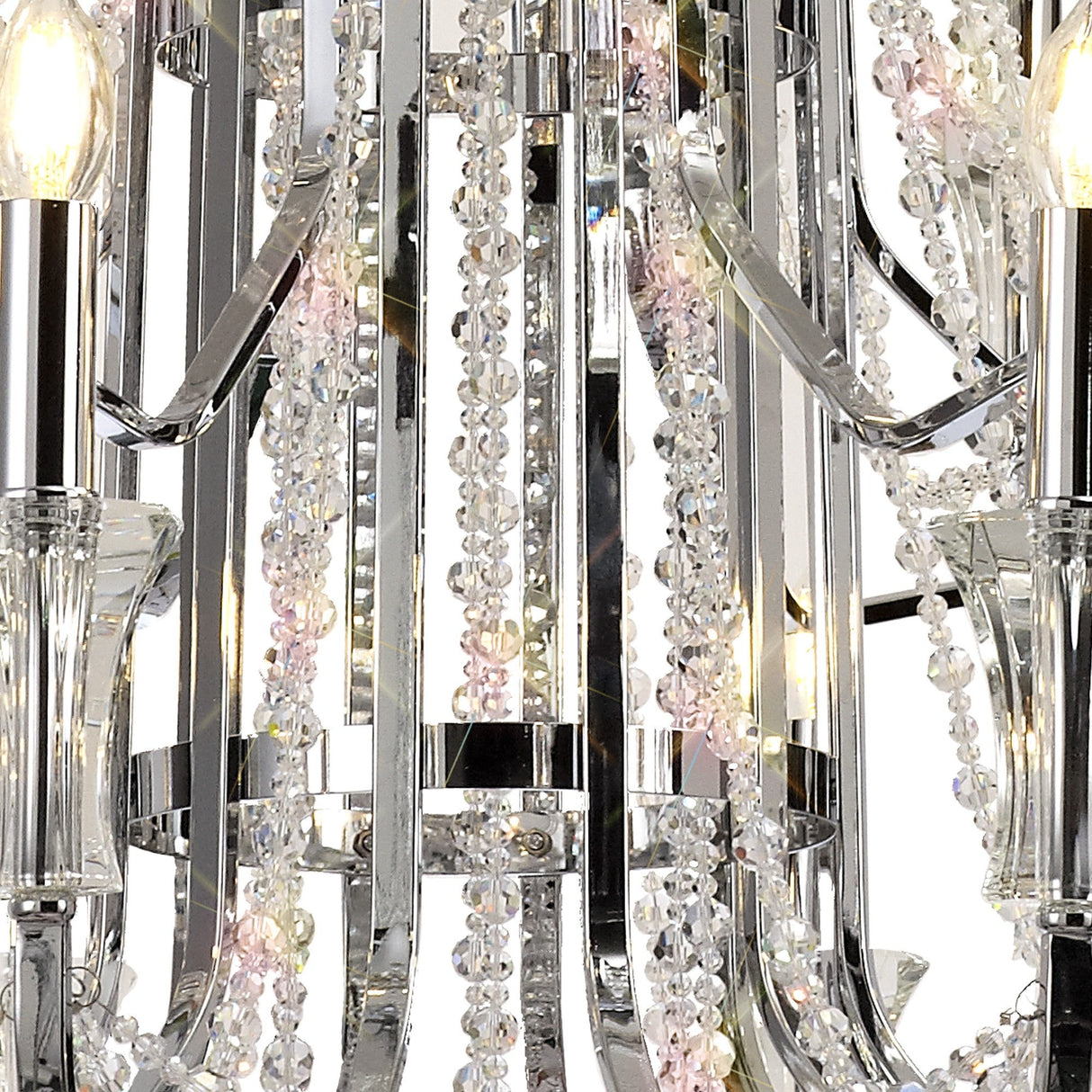 Armand 112cm 24 Light Crystal Chandelier - Polished Chrome