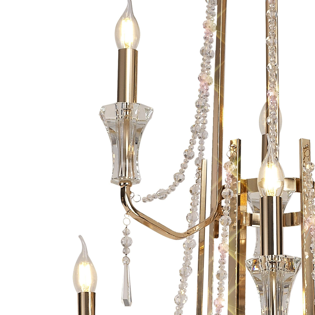 Armand 112cm 24 Light Crystal Chandelier - French Gold