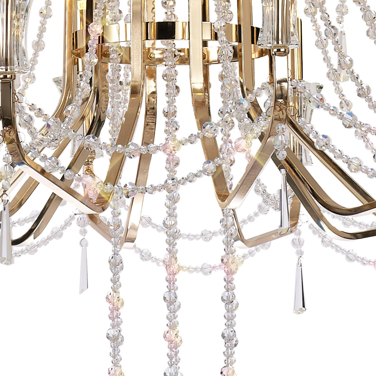 Armand 112cm 24 Light Crystal Chandelier - French Gold
