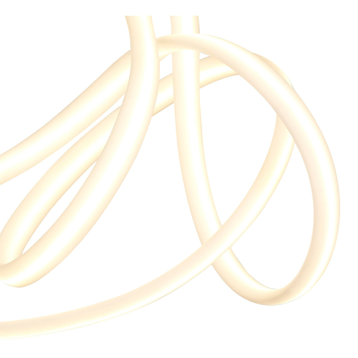 Armonia Large Ribbons Dimmable LED Semi-Flush Ceiling Light 60W 3000K - Polished Chrome