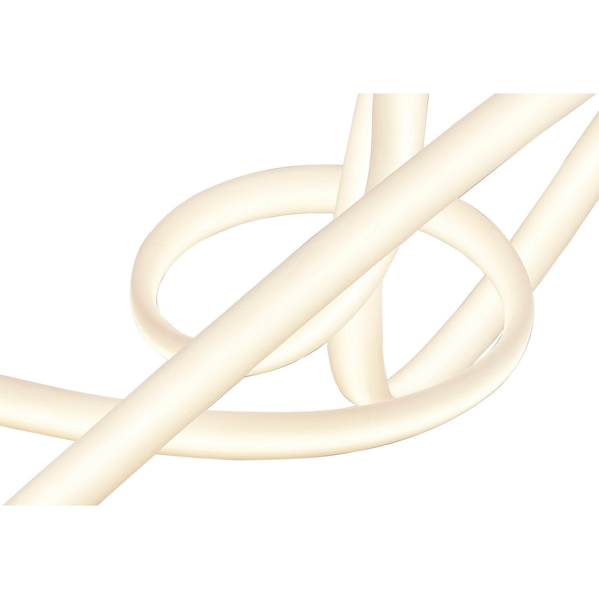 Armonia Medium Ribbons Semi-Flush LED Ceiling Light 60W 3000K - Polished Chrome