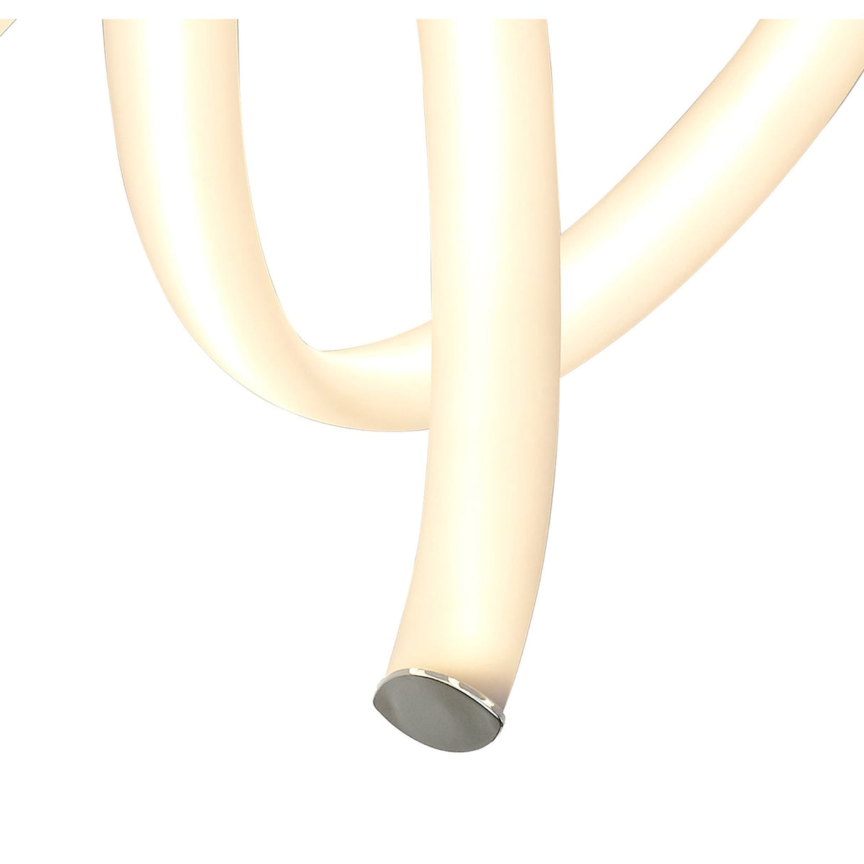 Armonia Vertical LED Semi-Flush Ceiling Light 40W 3000K - Polished Chrome