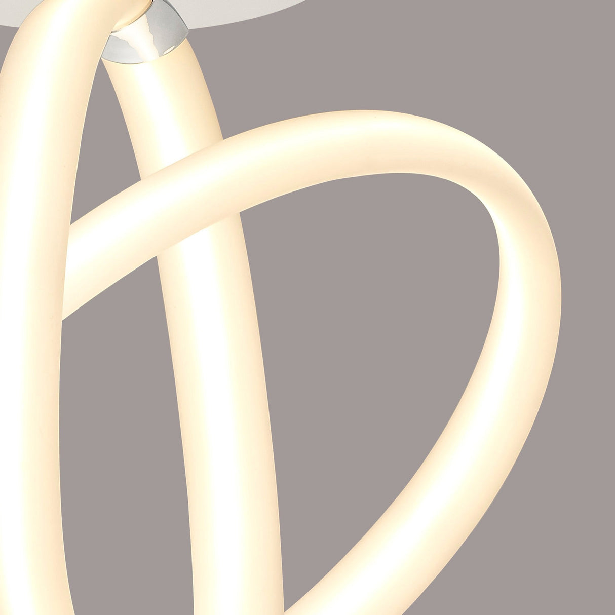 Armonia Vertical LED Semi-Flush Ceiling Light 40W 3000K - Polished Chrome