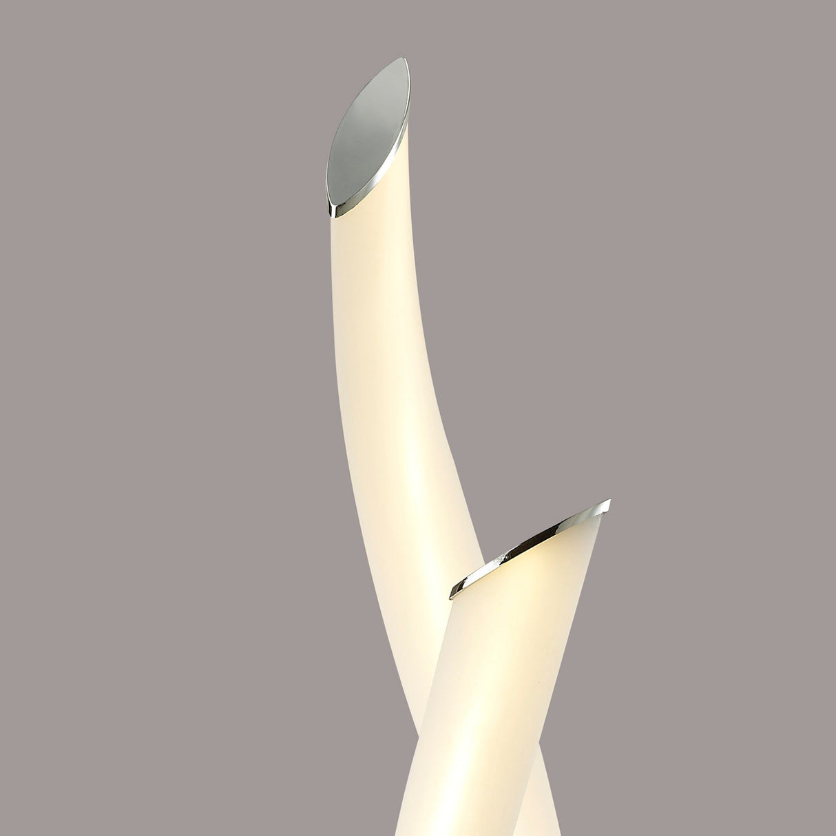 Armonia LED Frosted Acrylic Table Lamp 18W 3000K - Chrome