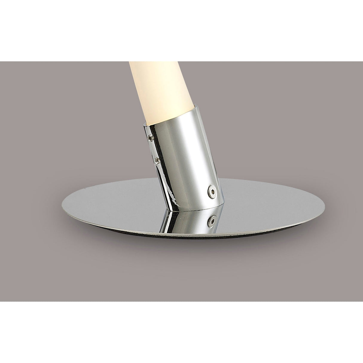 Armonia LED Frosted Acrylic Table Lamp 10W 3000K - Chrome