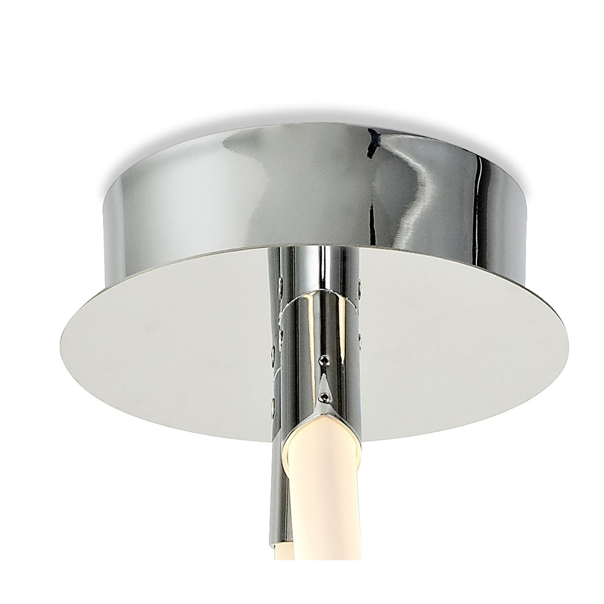 Armonia Curl LED Semi-Flush LED Ceiling Light 40W 3000K - Polished Chrome