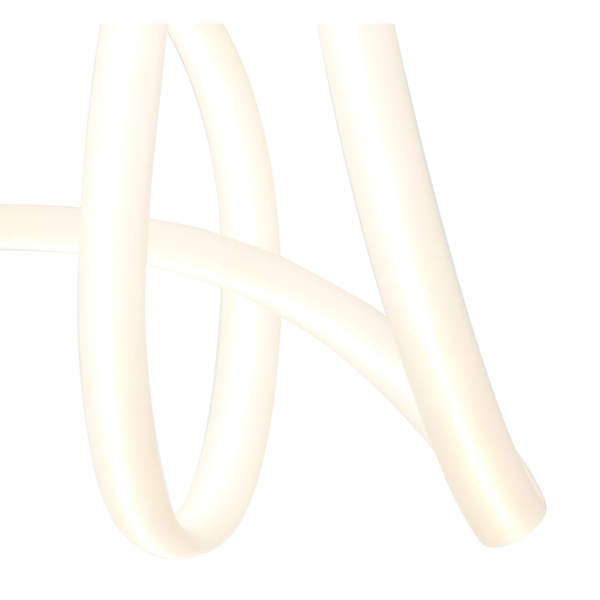 Armonia Spiral Dimmable LED Semi-Flush Ceiling Light 60W 3000K - Dark Silver