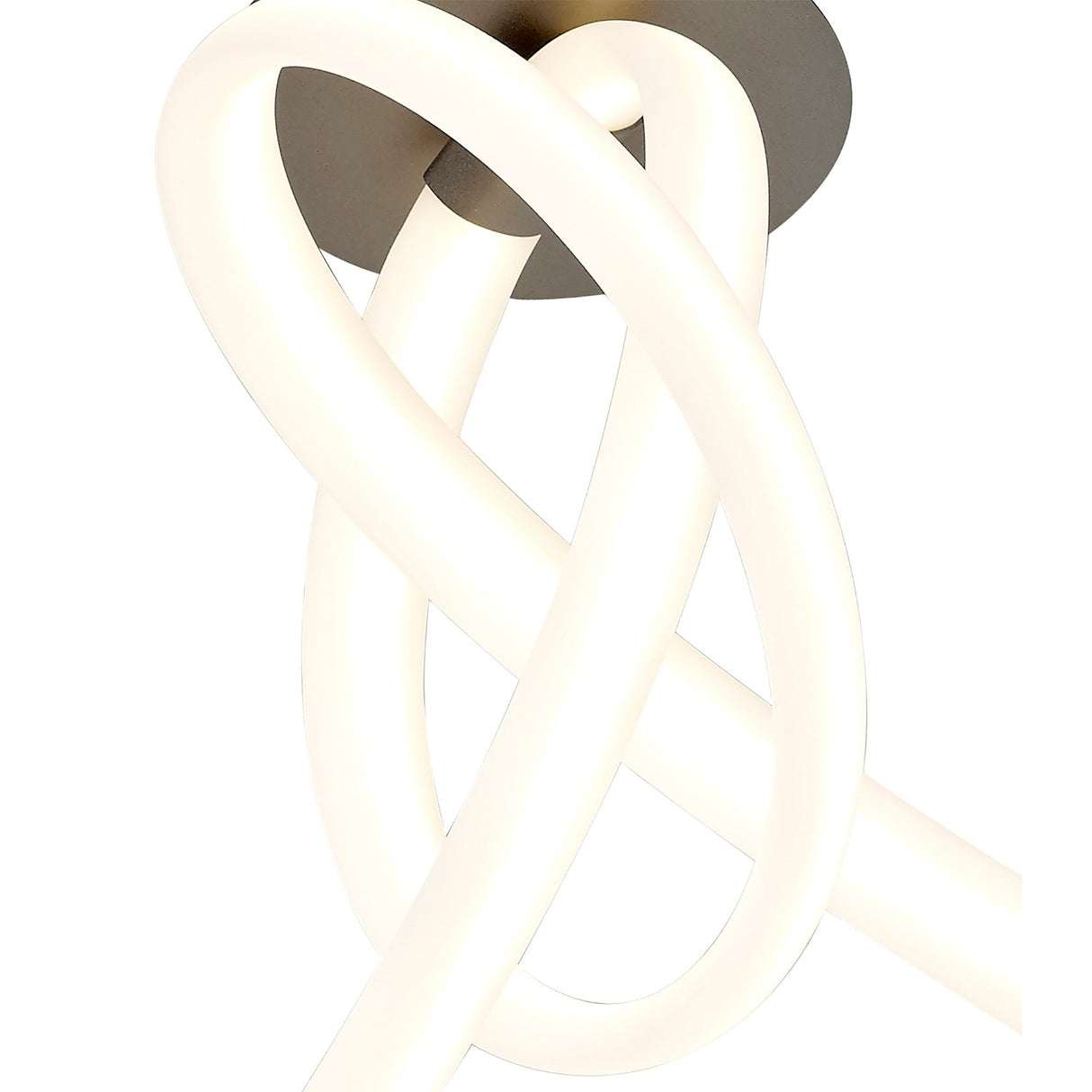 Armonia Vertical Dimmable LED Semi-Flush Ceiling Light 40W 3000K - Dark Silver