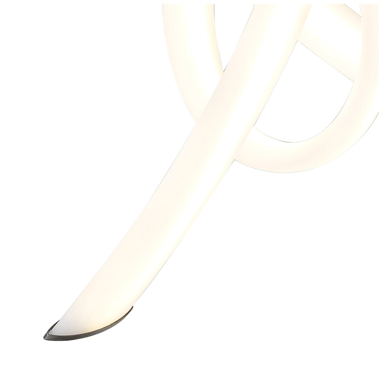 Armonia Vertical Dimmable LED Semi-Flush Ceiling Light 40W 3000K - Dark Silver