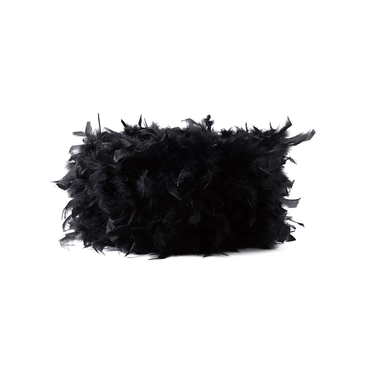 Arqus Feather Lampshade - Black, 33 x 20cm