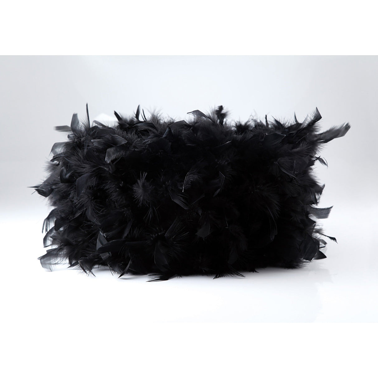 Arqus Feather Lampshade - Black, 41 x 23cm