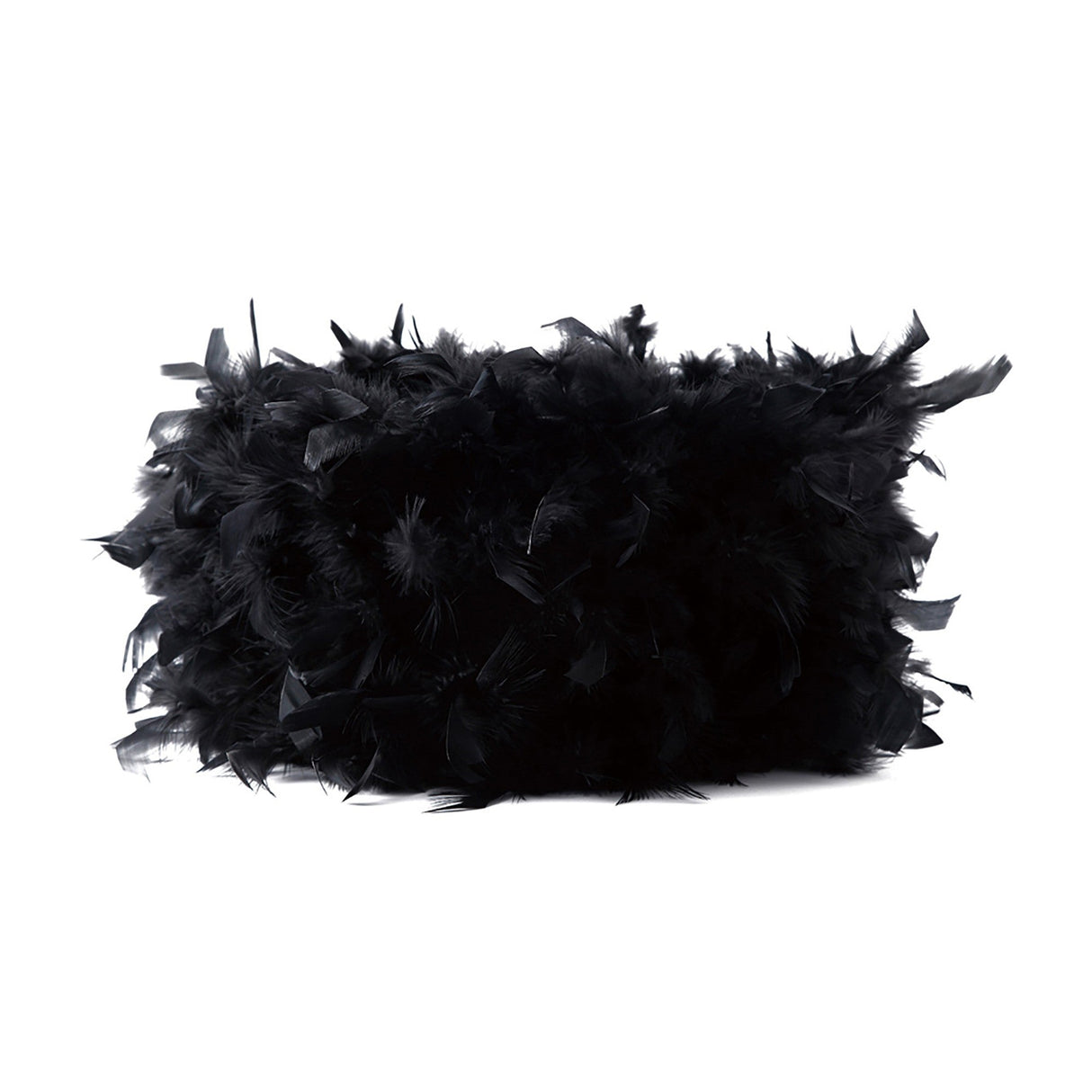 Arqus Feather Lampshade - Black, 41 x 23cm