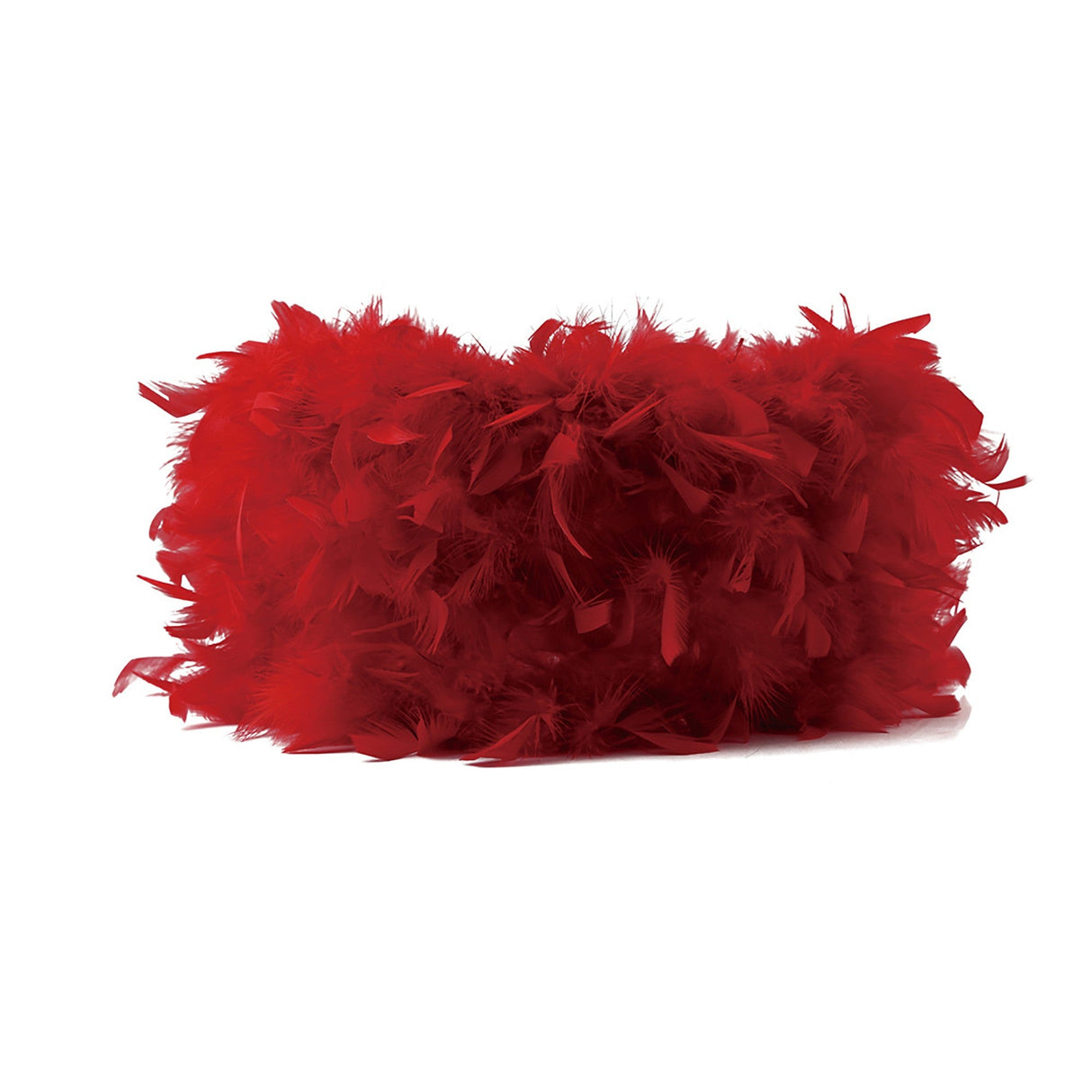 Arqus Feather Lampshade - Red, 41 x 20cm