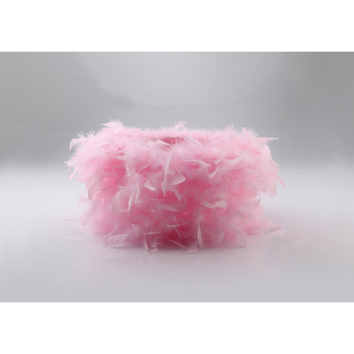 Arqus Feather Lampshade - Pink, 33 x 20cm
