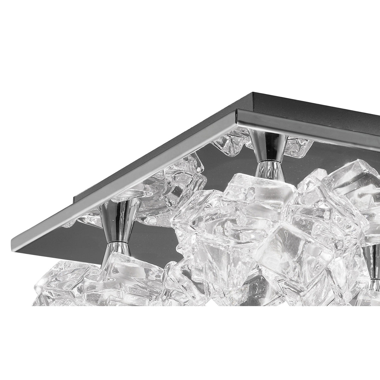 Artic 4 Light Semi-Flush Ceiling Light - Polished Chrome