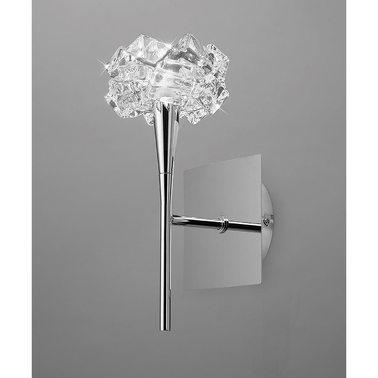 Artic 1 Light Wall Lamp - Polished Chrome