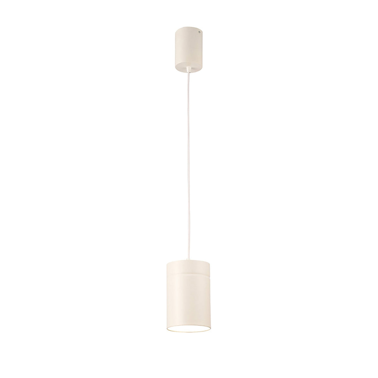 Aruba 12cm Large Round 1 Light Pendant Light - Matt White