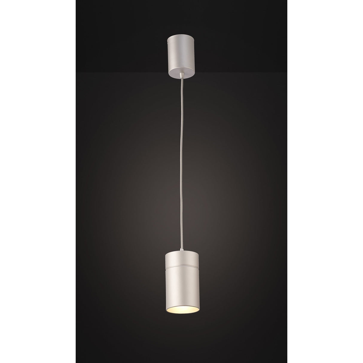 Aruba 9.5cm Small Round 1 Light Pendant Light - Silver