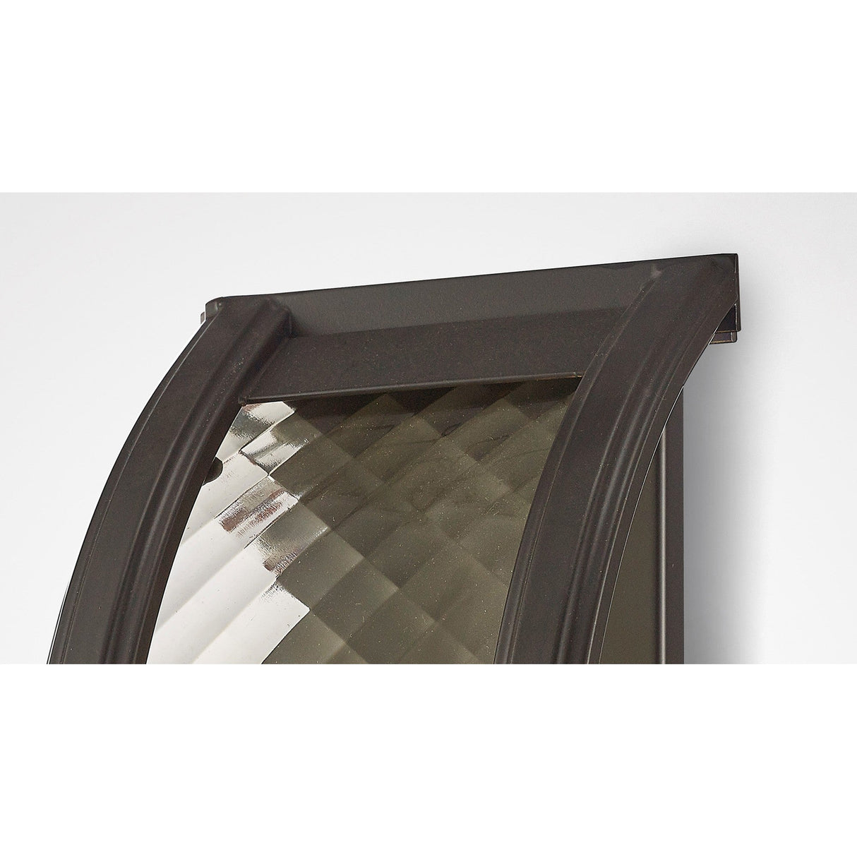 Asia 1 Light Glass Wall Light - Oiled Bronze