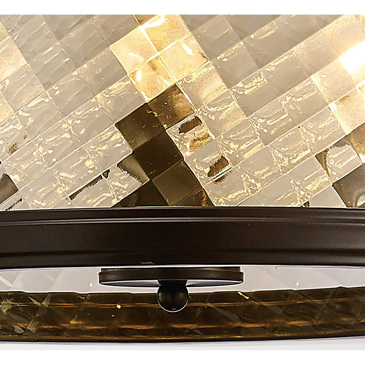 Asia 47cm 4 Light Lantern Chandelier - Oiled Bronze