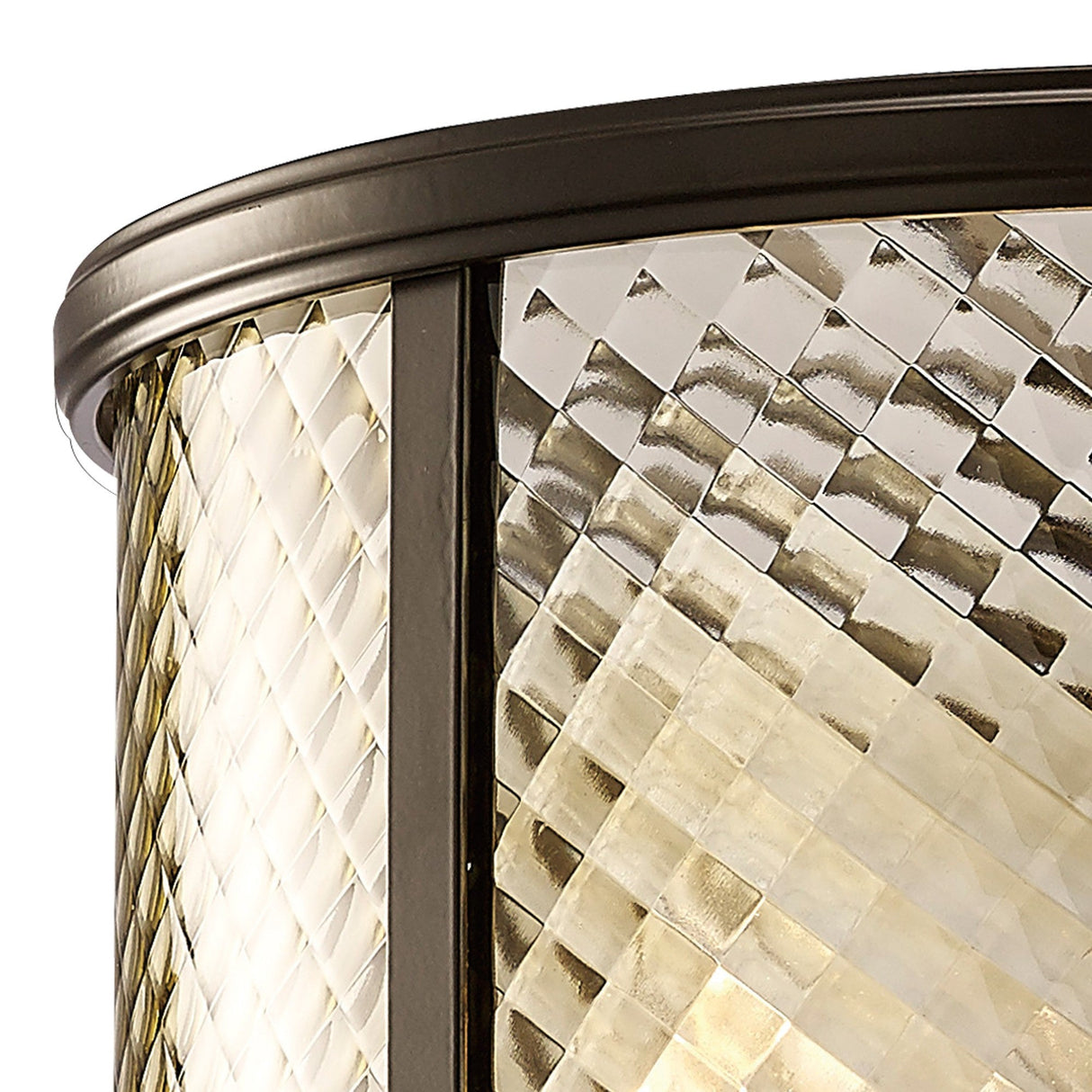 Asia 47cm 8 Light Lantern Chandelier - Oiled Bronze