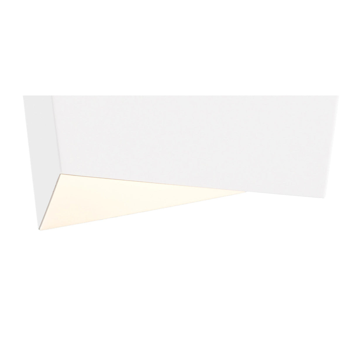 Asimetric Rhombus Wall Light - White
