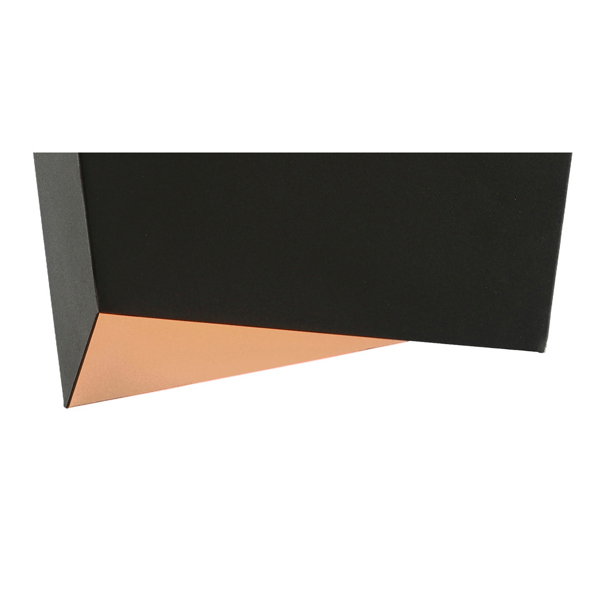 Asimetric Rhombus Wall Light - Black