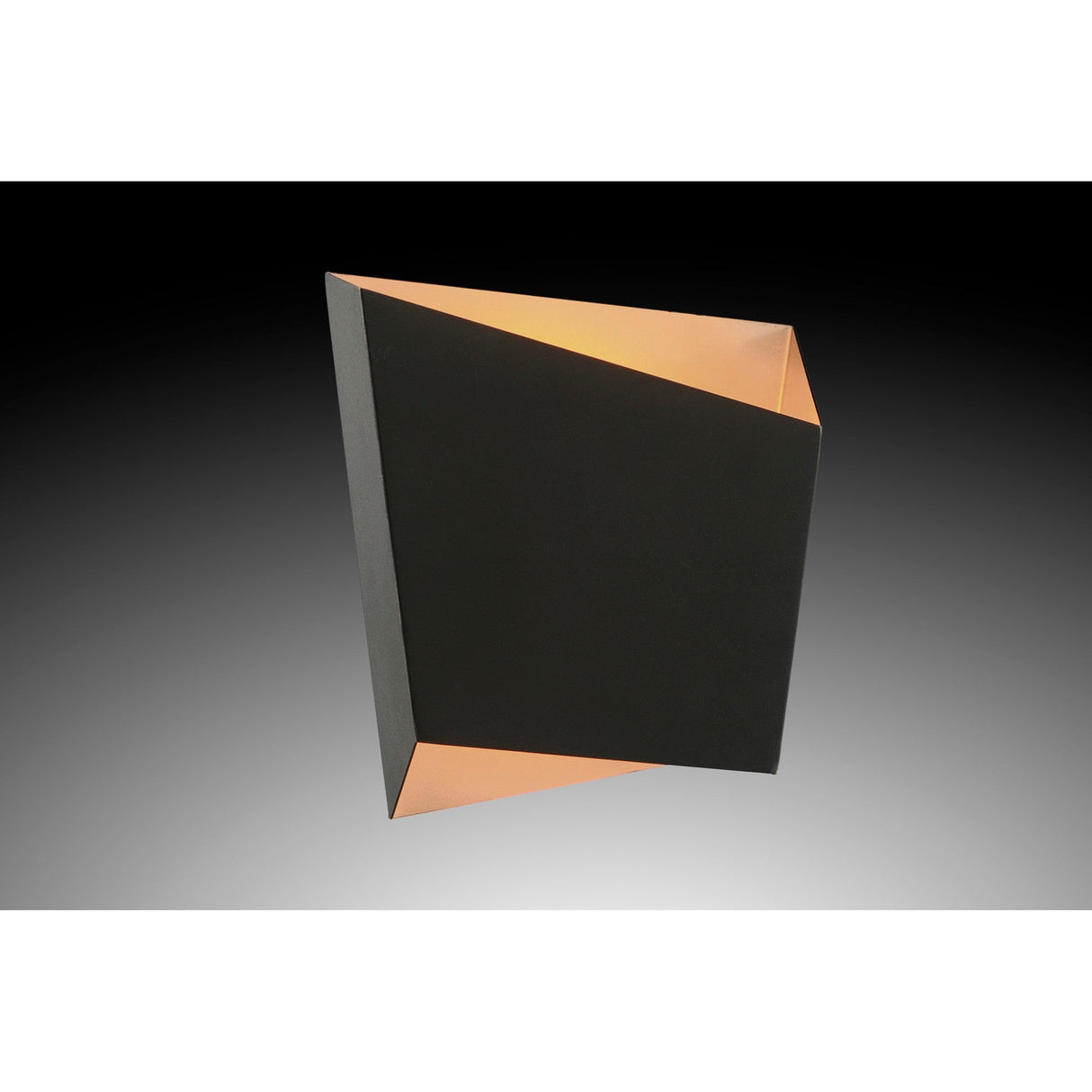 Asimetric Rhombus Wall Light - Black